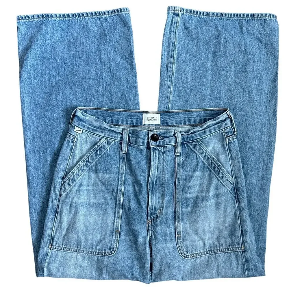 Citizens of Humanity Ayla Baggy Jeans Zenith Size 27 - Picture 6 of 12